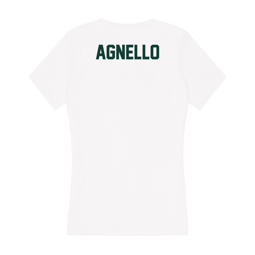 Michigan State - NCAA Wrestling : Sammy Agnello - Women's V-Neck T-Shirt-1