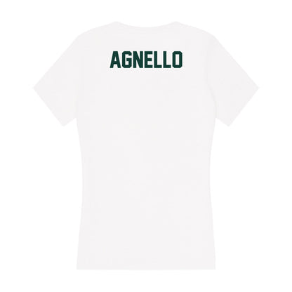 Michigan State - NCAA Wrestling : Sammy Agnello - Women's V-Neck T-Shirt-1