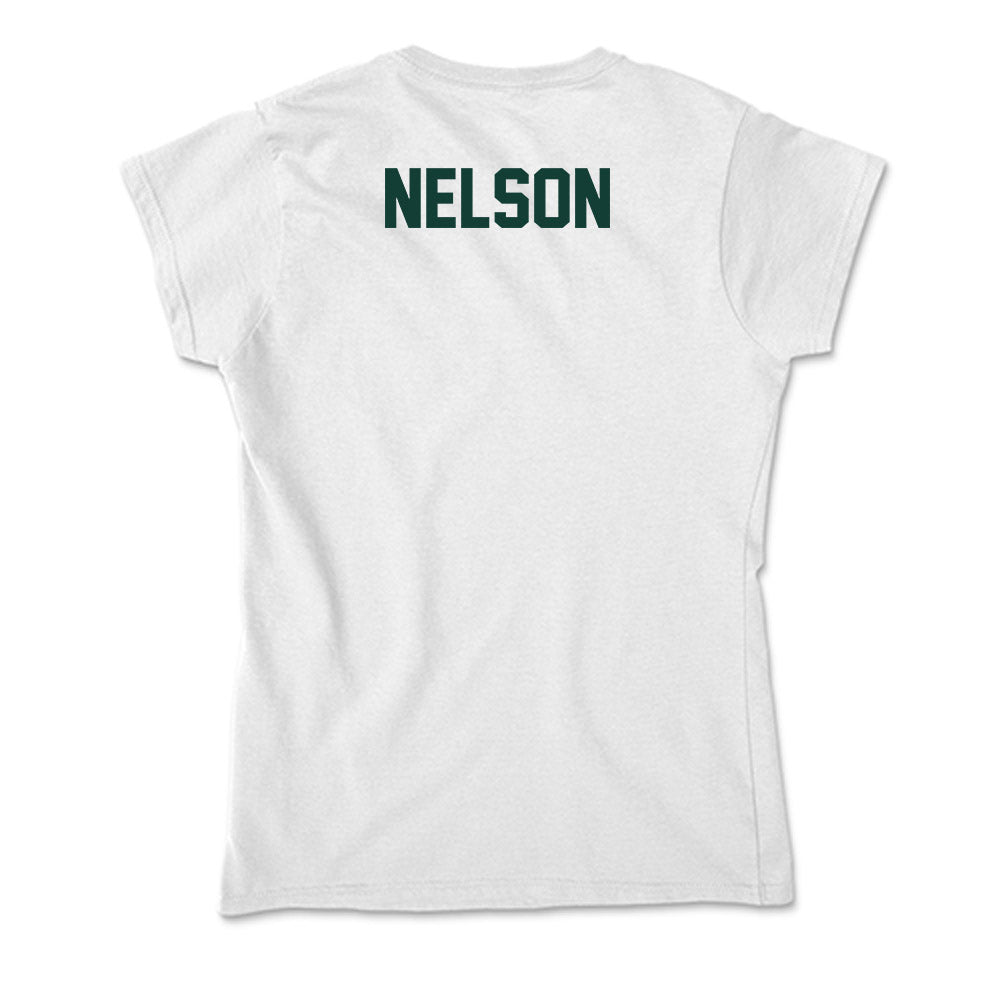 Michigan State - NCAA Men's Track & Field : Jalen Nelson - Soft Style Women’s T-Shirt-1