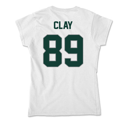 Michigan State - NCAA Football : Austin Clay - Soft Style Women’s T-Shirt-1