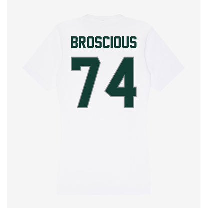 Michigan State - NCAA Football : Gavin Broscious - Women's V-Neck T-Shirt-1