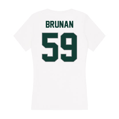 Michigan State - NCAA Football : Kyler Brunan - Women's V-Neck T-Shirt-1