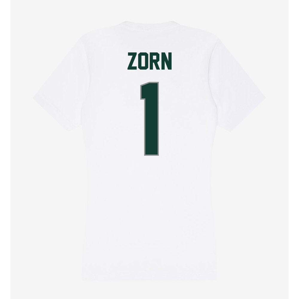 Michigan State - NCAA Women's Soccer : Kennedy Zorn - Women's V-Neck T-Shirt-1
