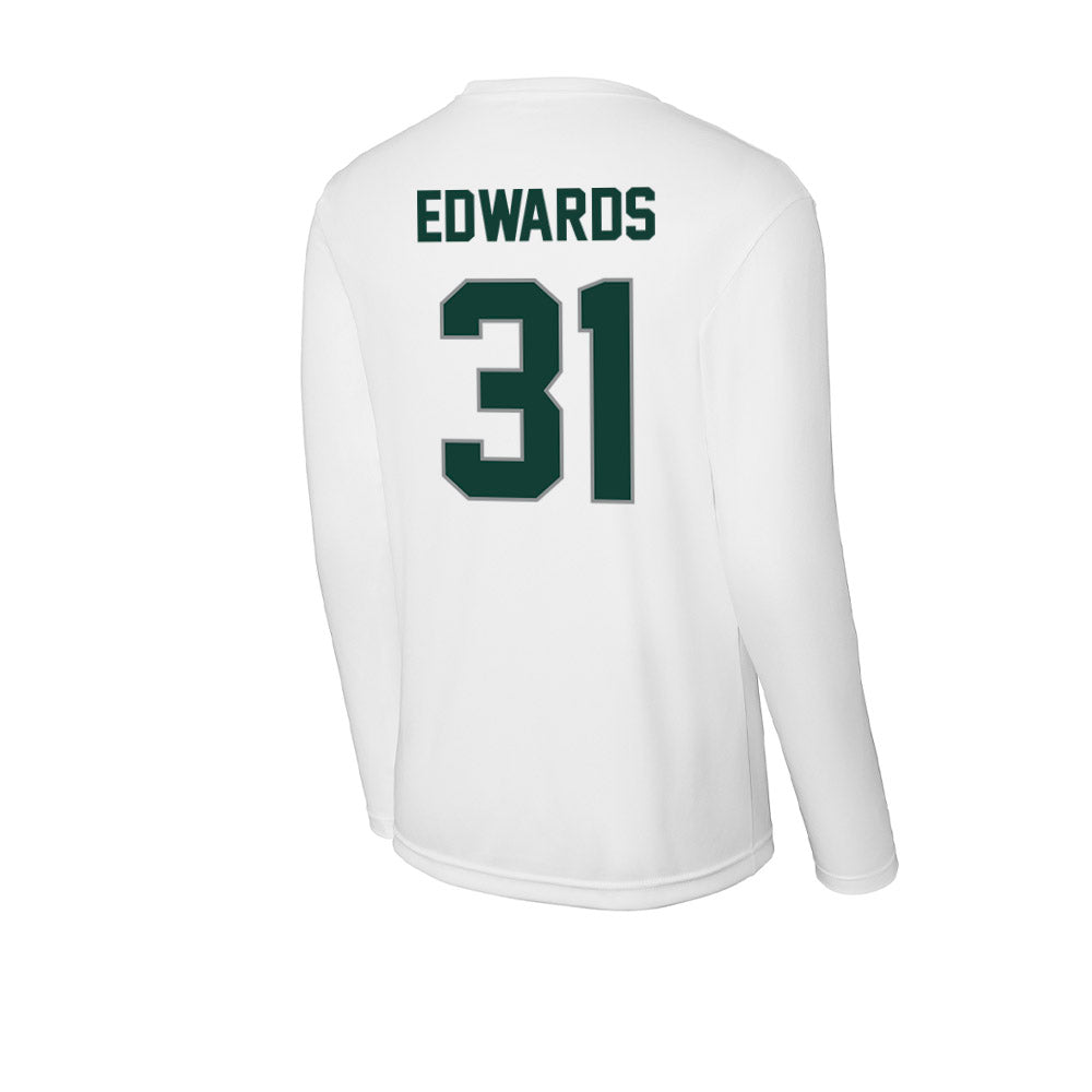 Michigan State - NCAA Football : Deuce Edwards - Activewear Long Sleeve T-Shirt-1
