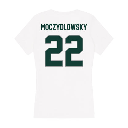 Michigan State - NCAA Baseball : Gavin Moczydlowsky - Women's V-Neck T-Shirt-1