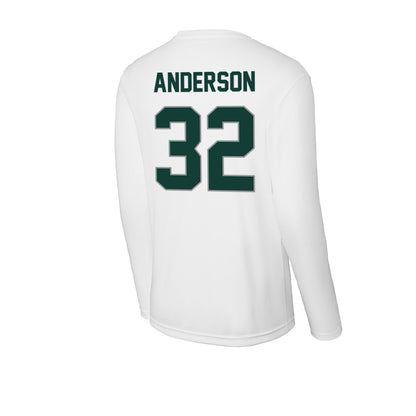Michigan State - NCAA Men's Soccer : David Anderson - Activewear Long Sleeve T-Shirt-1