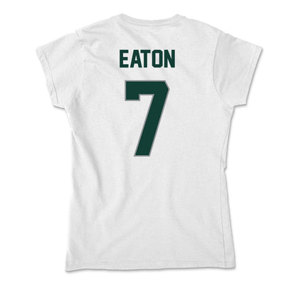 Michigan State - NCAA Football : Joshua Eaton - Soft Style Women’s T-Shirt-1