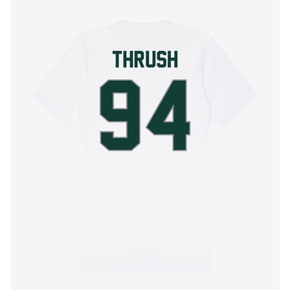 Michigan State - NCAA Football : Cal Thrush - Women's V-Neck T-Shirt-1