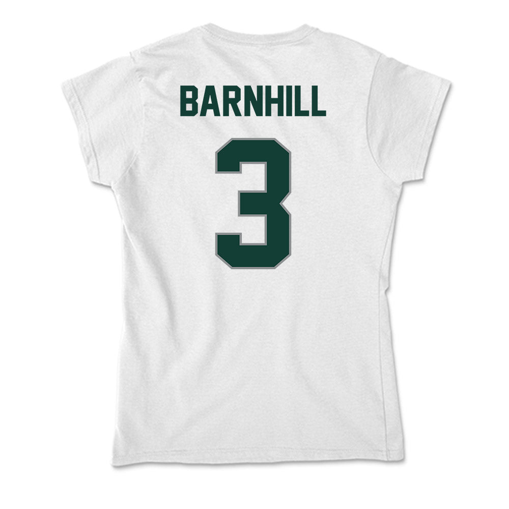 Michigan State - NCAA Men's Ice Hockey : Sean Barnhill - Soft Style Women’s T-Shirt-1