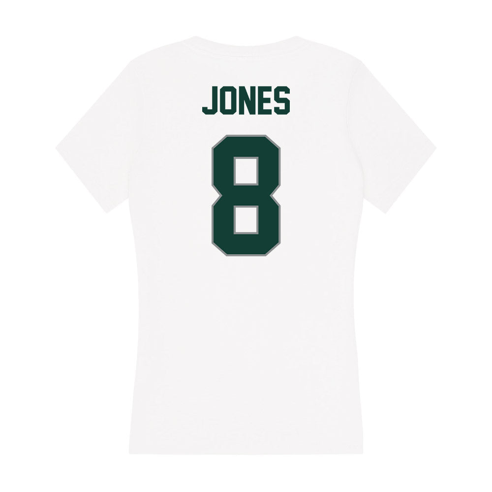 Michigan State - NCAA Football : Anthony Jones - Women's V-Neck T-Shirt-1