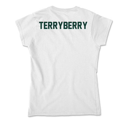 Michigan State - NCAA Men's Cross Country : Dylan Terryberry - Soft Style Women’s T-Shirt-1