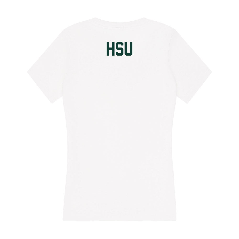 Michigan State - NCAA Women's Gymnastics : Lauren Hsu - Women's V-Neck T-Shirt-1