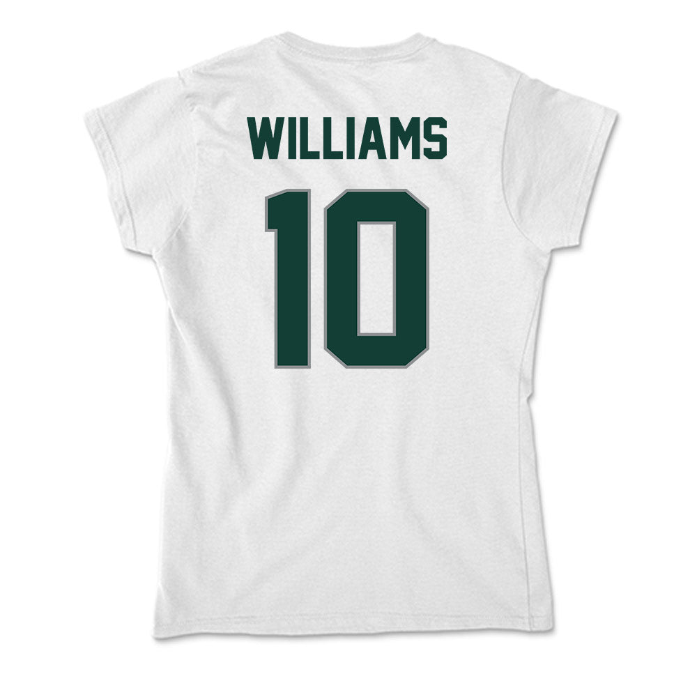 Michigan State - NCAA Baseball : Nicklas Williams - Soft Style Women’s T-Shirt-1