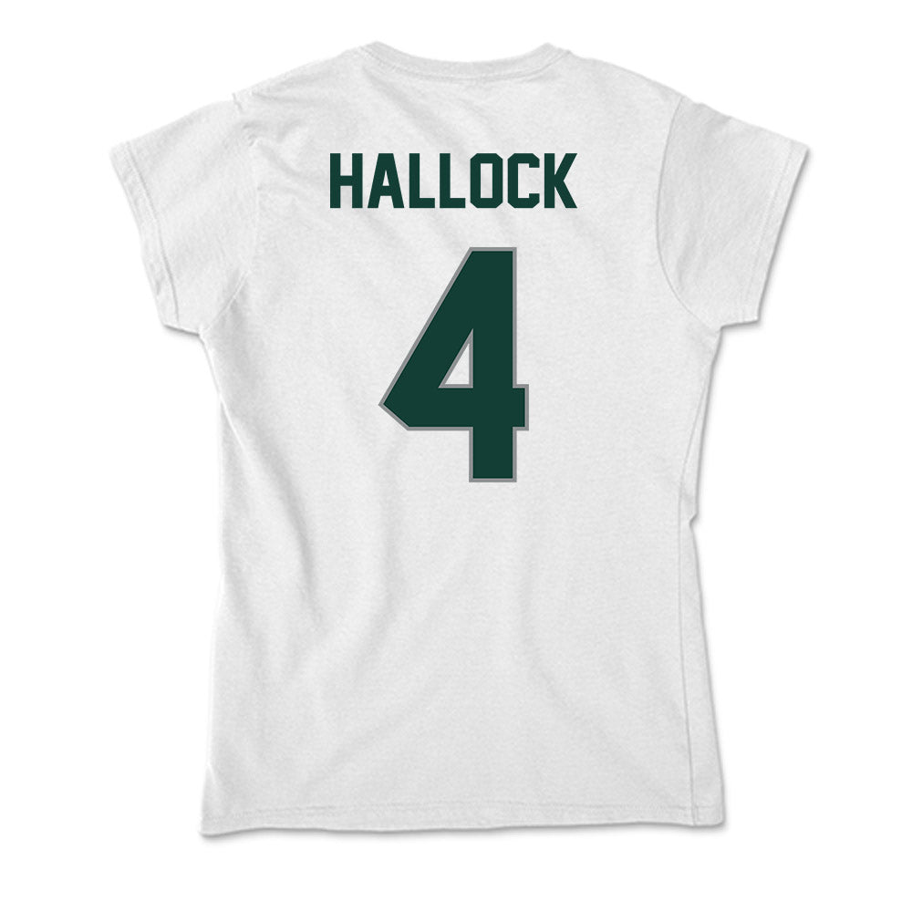 Michigan State - NCAA Women's Basketball : Theryn Hallock - Soft Style Women’s T-Shirt-1