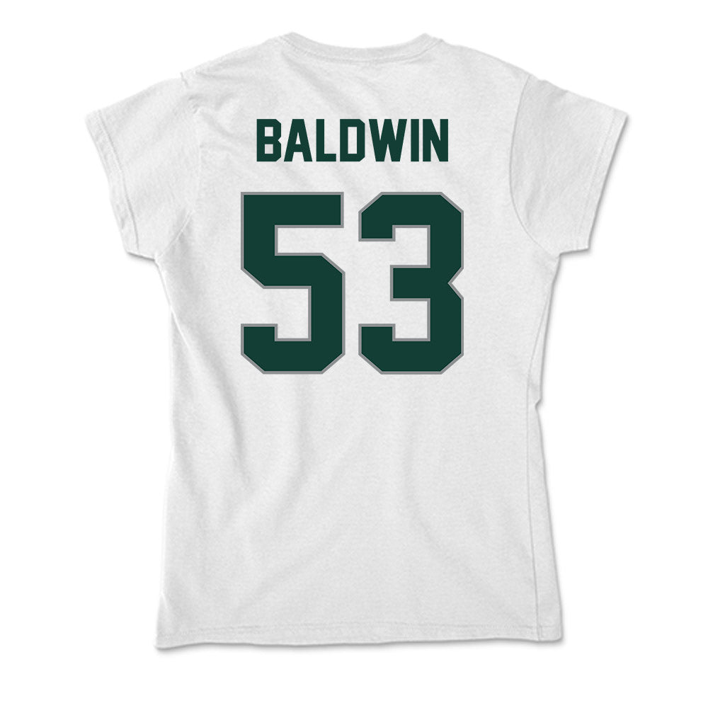 Michigan State - NCAA Football : Brandon Baldwin - Soft Style Women’s T-Shirt-1