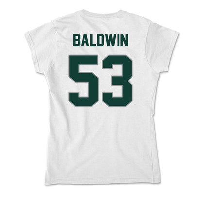 Michigan State - NCAA Football : Brandon Baldwin - Soft Style Women’s T-Shirt-1