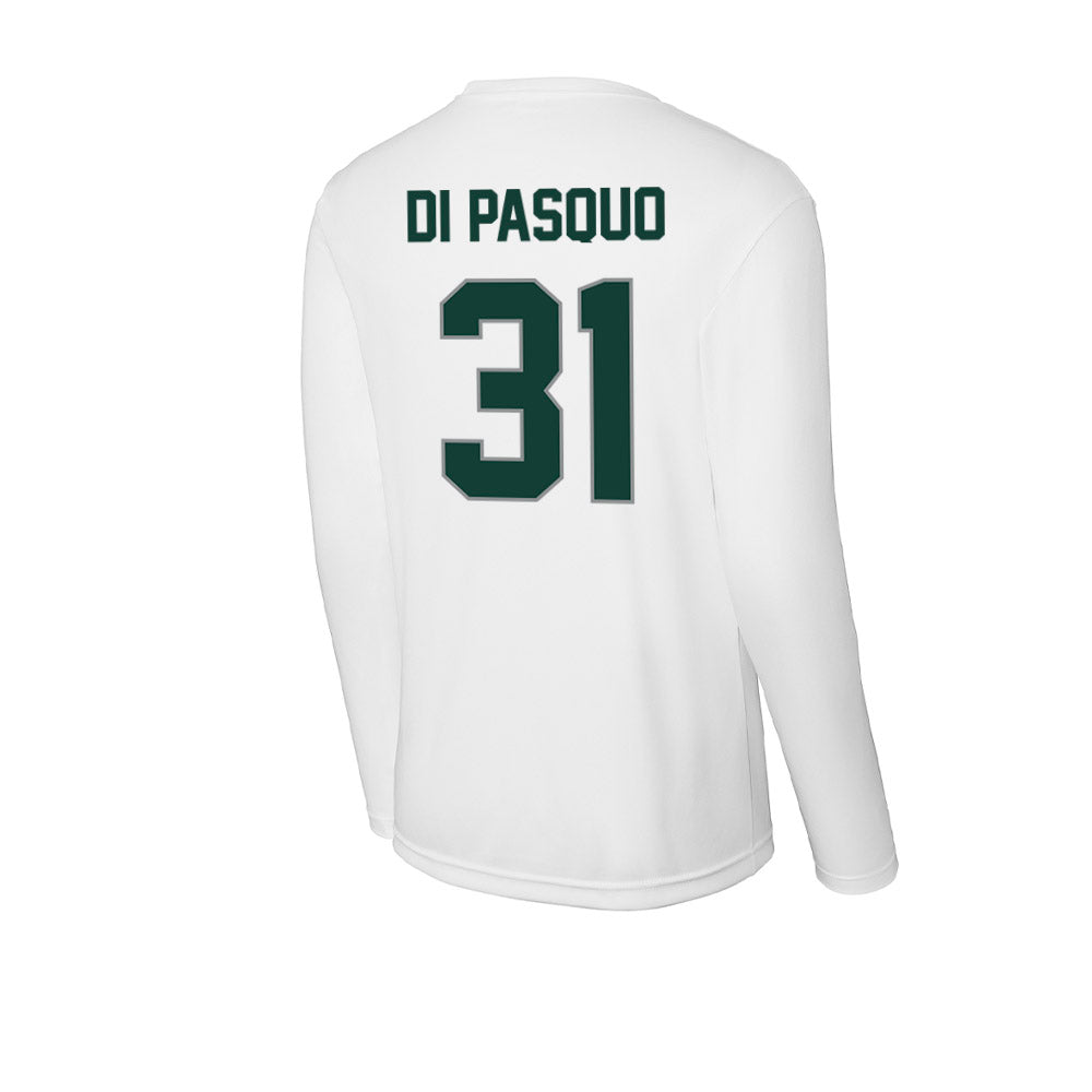 Michigan State - NCAA Men's Ice Hockey : Luca Di Pasquo - Activewear Long Sleeve T-Shirt-1