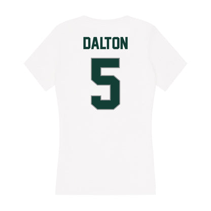 Michigan State - NCAA Women's Soccer : Regan Dalton - Women's V-Neck T-Shirt-1