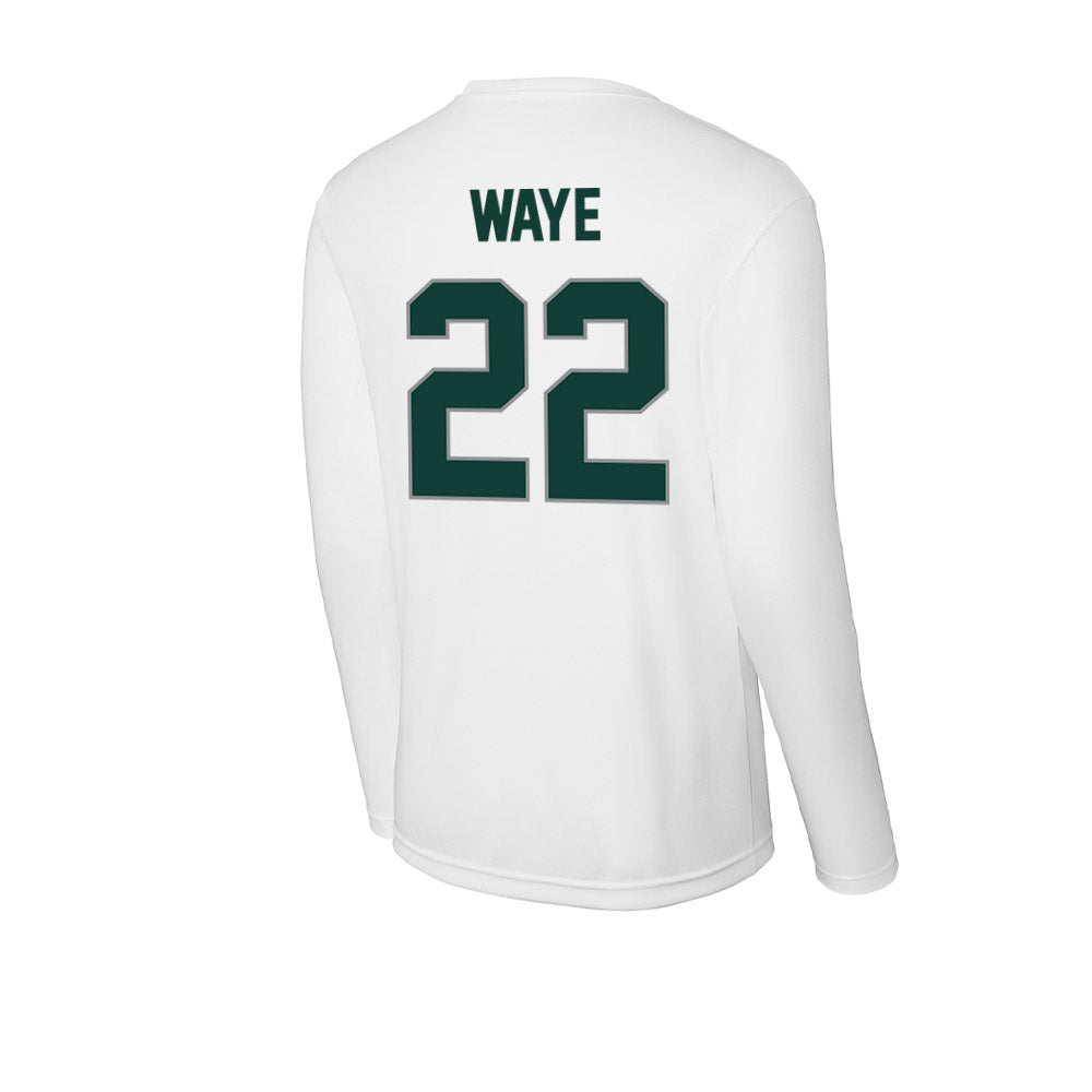 Michigan State - NCAA Women's Volleyball : Carmen Waye - Activewear Long Sleeve T-Shirt-1