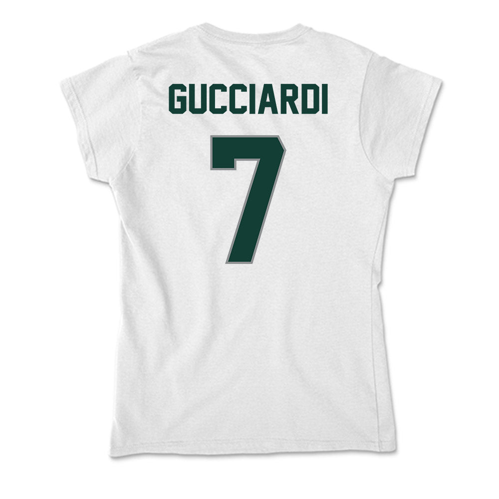 Michigan State - NCAA Men's Ice Hockey : David Gucciardi - Soft Style Women’s T-Shirt-1