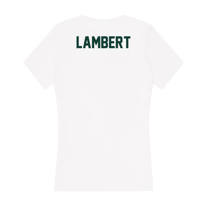 Michigan State - NCAA Women's Tennis : Marley Lambert - Women's V-Neck T-Shirt-1