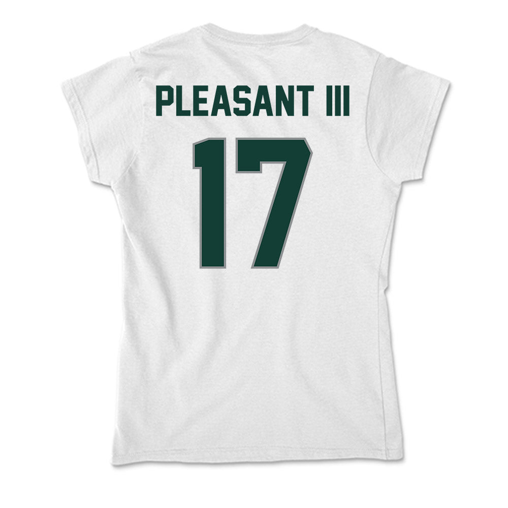 Michigan State - NCAA Football : Eddie Pleasant III - Soft Style Women’s T-Shirt-1