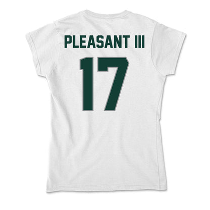 Michigan State - NCAA Football : Eddie Pleasant III - Soft Style Women’s T-Shirt-1