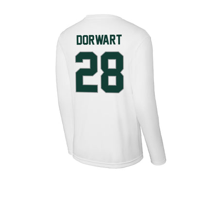 Michigan State - NCAA Men's Ice Hockey : Karsen Dorwart - Activewear Long Sleeve T-Shirt-1