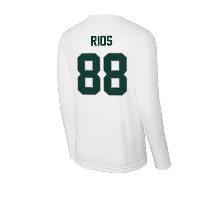 Michigan State - NCAA Football : Kai Rios - Activewear Long Sleeve T-Shirt-1