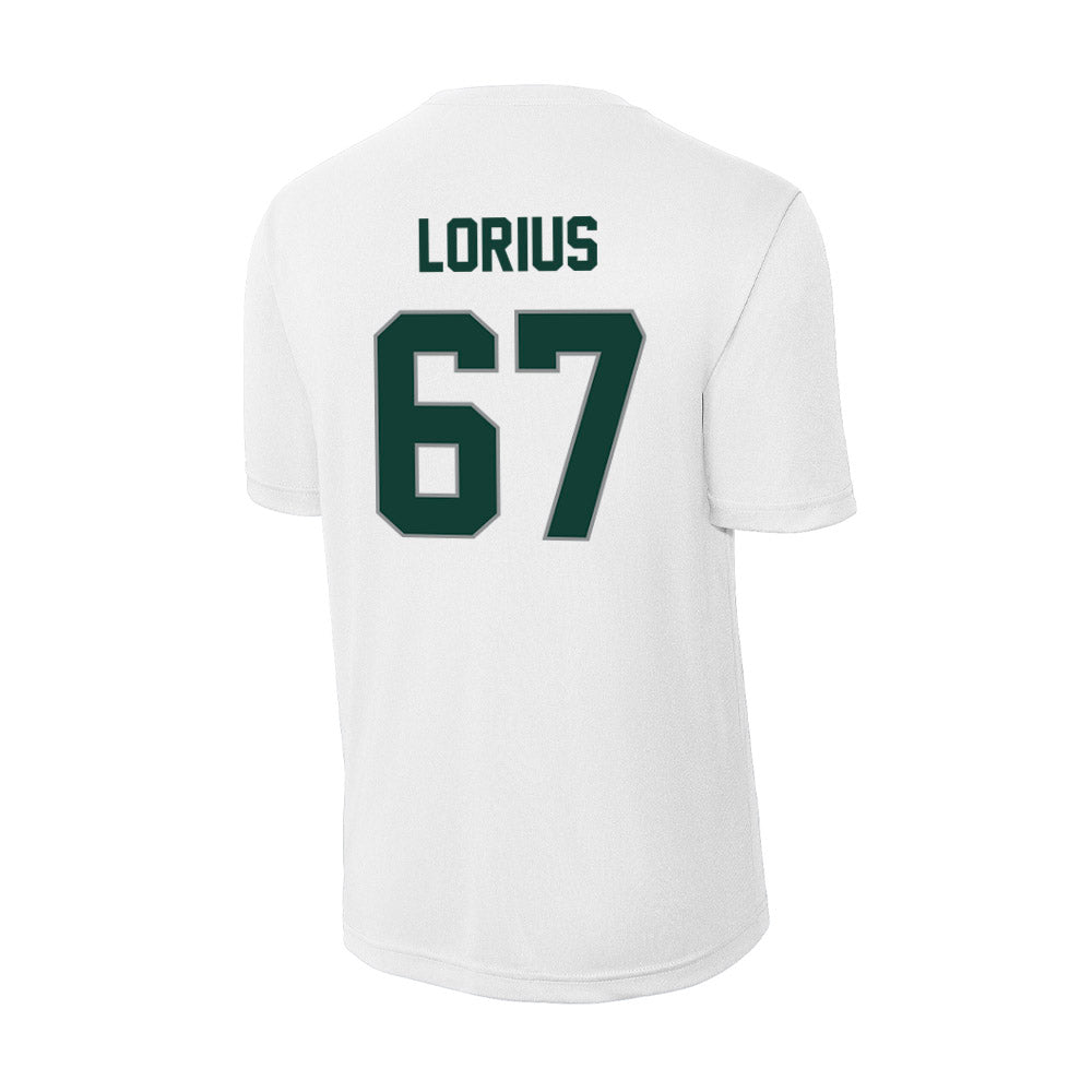 Michigan State - NCAA Football : Hayden Lorius - Activewear T-Shirt-1