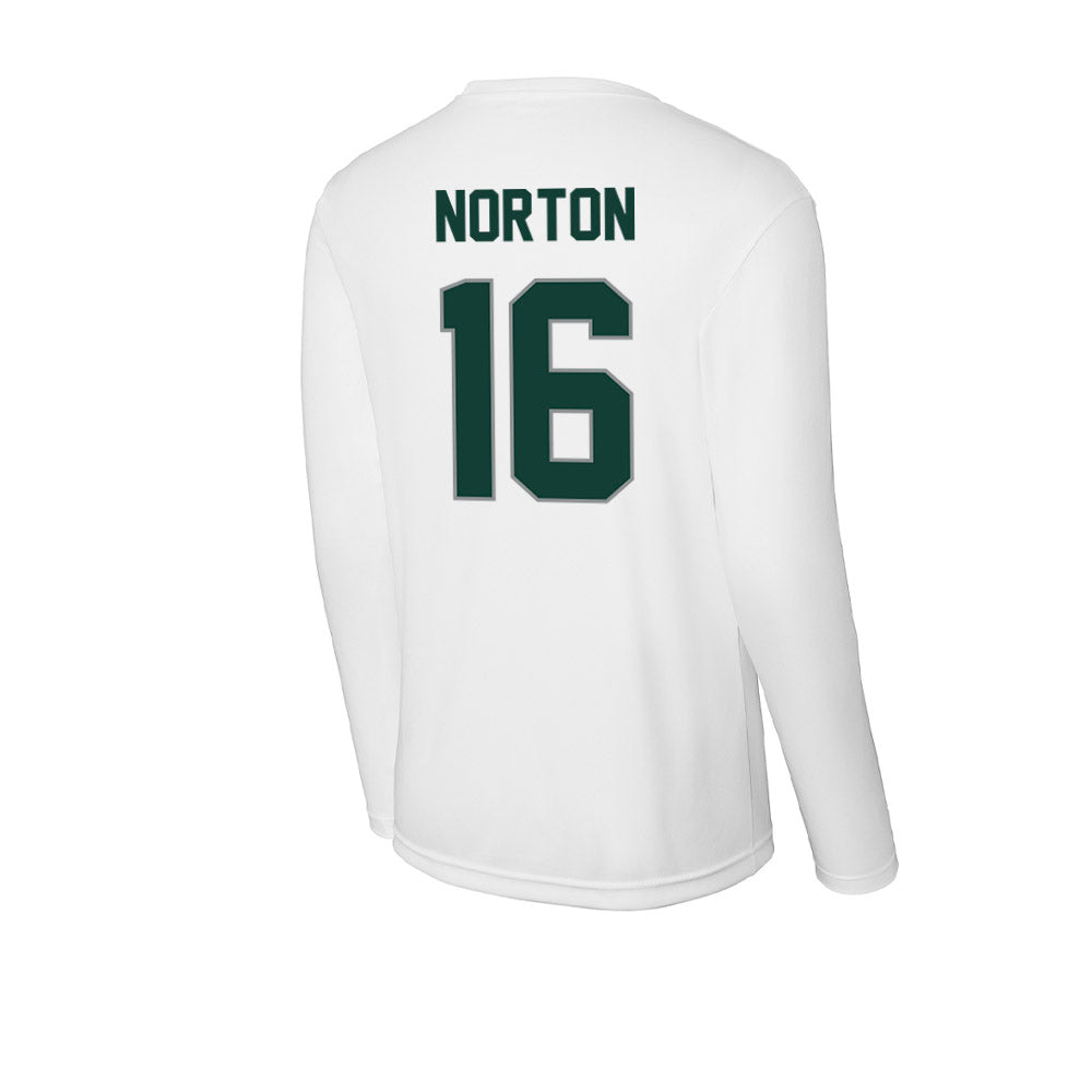Michigan State - NCAA Women's Volleyball : Kalea Norton - Activewear Long Sleeve T-Shirt-1