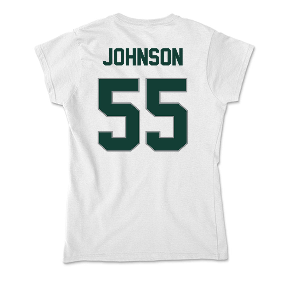 Michigan State - NCAA Football : Rakeem Johnson - Soft Style Women’s T-Shirt-1