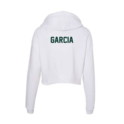 Michigan State - NCAA Women's Gymnastics : Baleigh Garcia - Women's Crop Fleece Hoodie-1