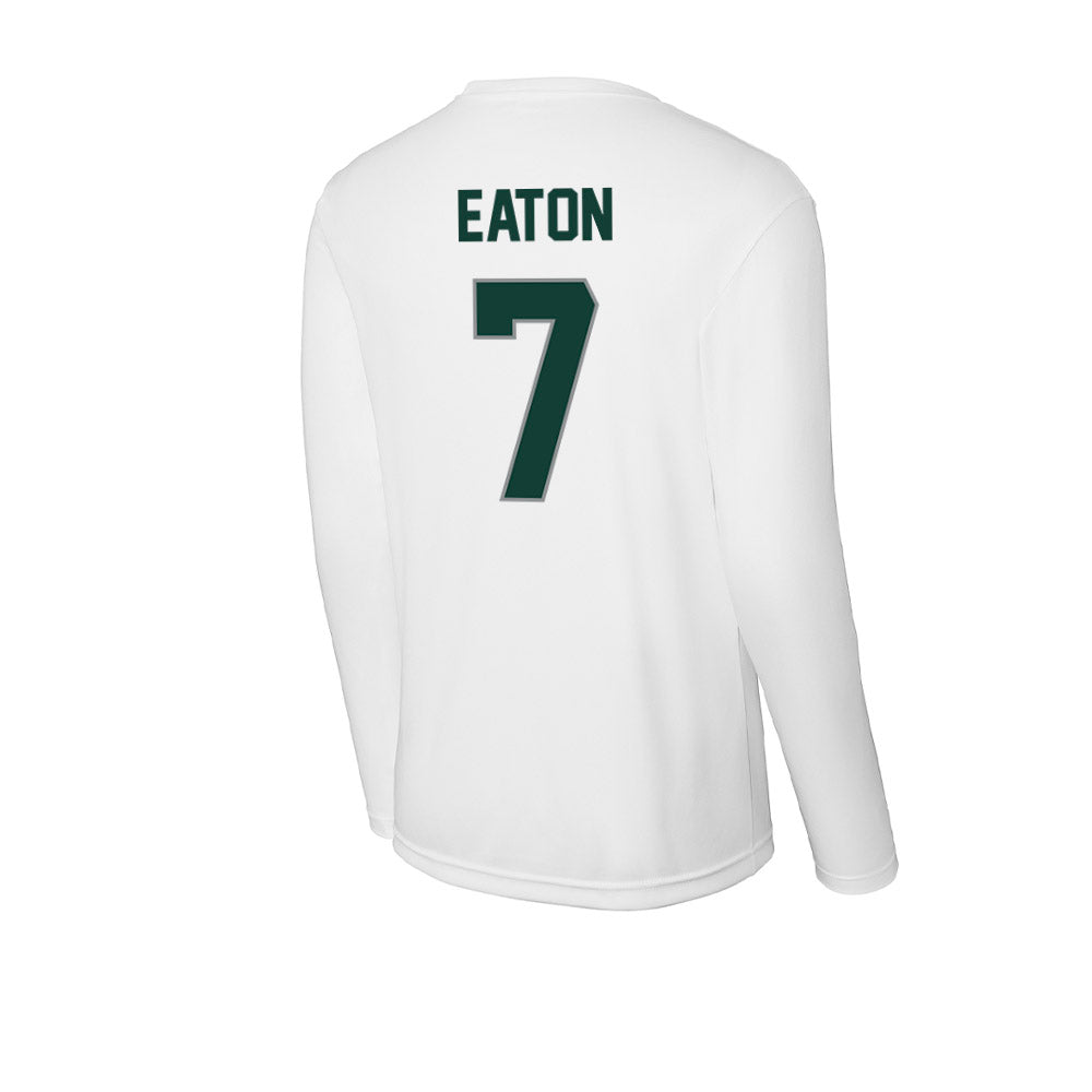 Michigan State - NCAA Football : Joshua Eaton - Activewear Long Sleeve T-Shirt-1