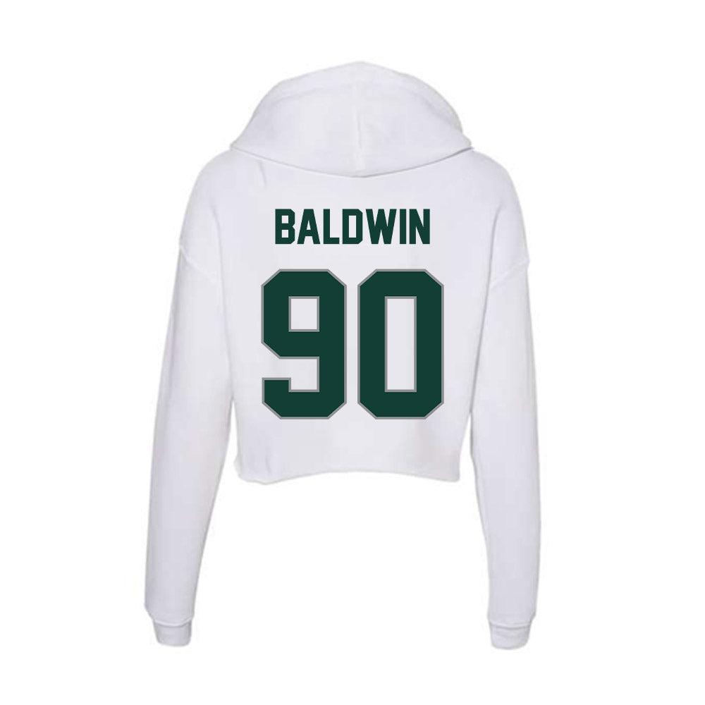 Michigan State - NCAA Softball : Sierra Baldwin - Women's Crop Fleece Hoodie-1