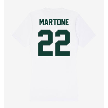 Michigan State - NCAA Men's Ice Hockey : Porter Martone - Women's V-Neck T-Shirt-1