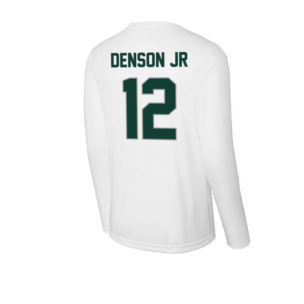 Michigan State - NCAA Football : Justin Denson Jr - Activewear Long Sleeve T-Shirt-1