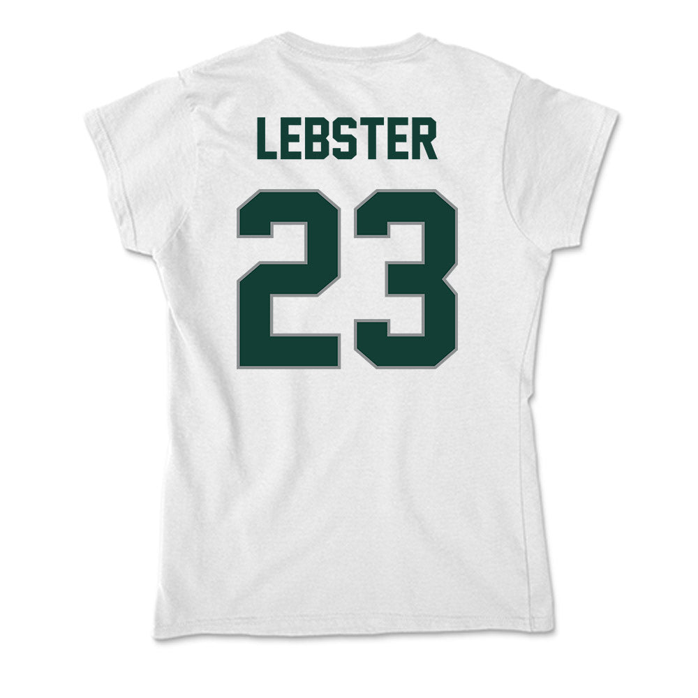 Michigan State - NCAA Men's Ice Hockey : Reed Lebster - Soft Style Women’s T-Shirt-1