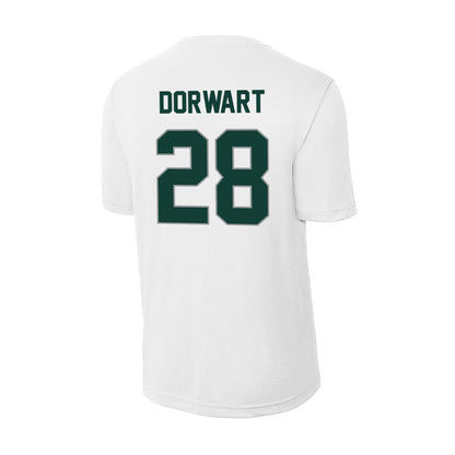 Michigan State - NCAA Men's Ice Hockey : Karsen Dorwart - Activewear T-Shirt-1