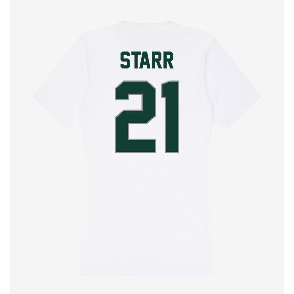 Michigan State - NCAA Softball : Alex Starr - Women's V-Neck T-Shirt-1
