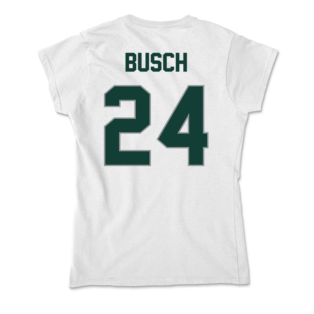 Michigan State - NCAA Baseball : Sam Busch - Soft Style Women’s T-Shirt-1