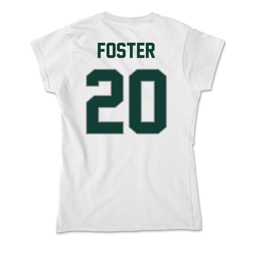 Michigan State - NCAA Football : Shawn Foster - Soft Style Women’s T-Shirt-1