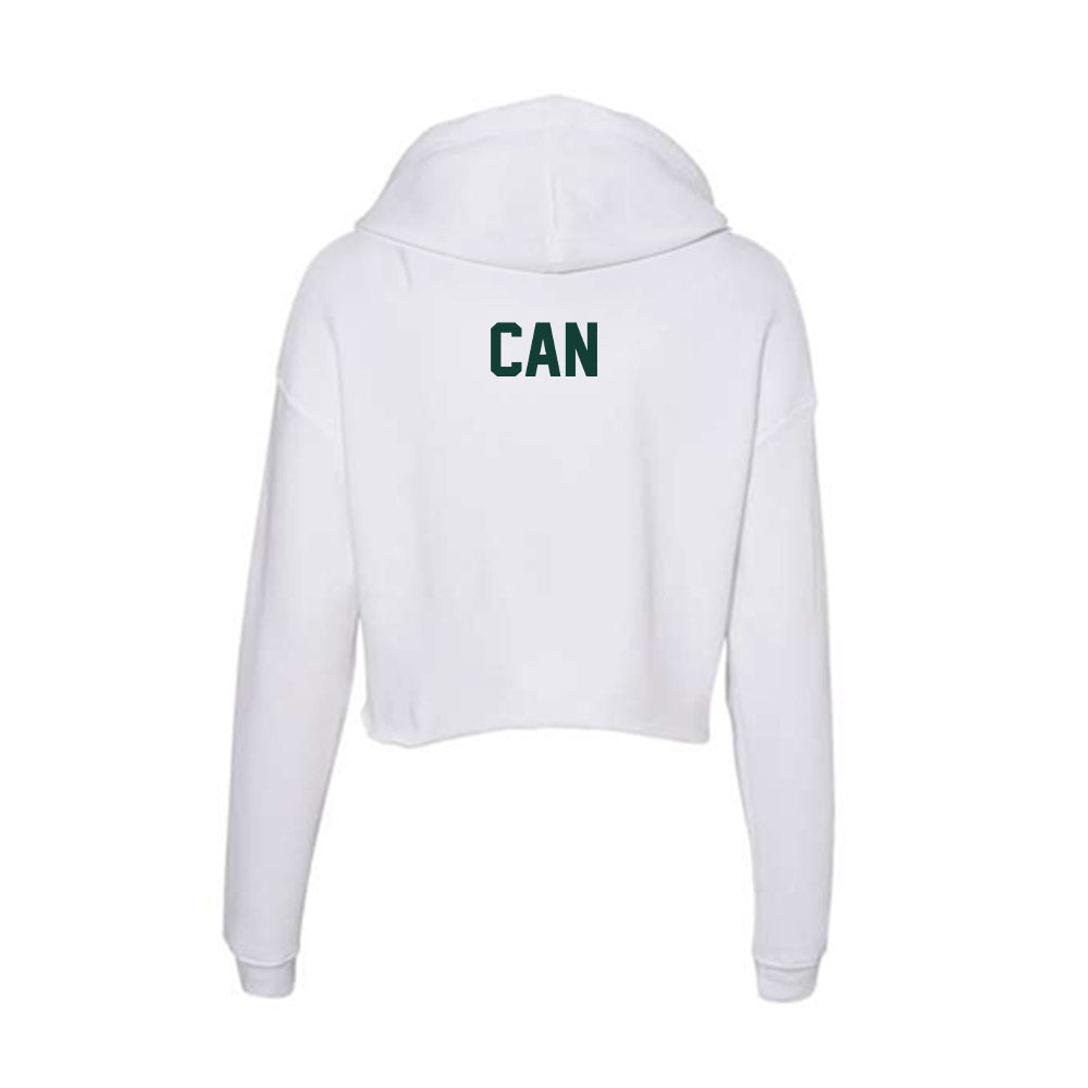 Michigan State - NCAA Women's Tennis : Ayshe Can - Women's Crop Fleece Hoodie-1