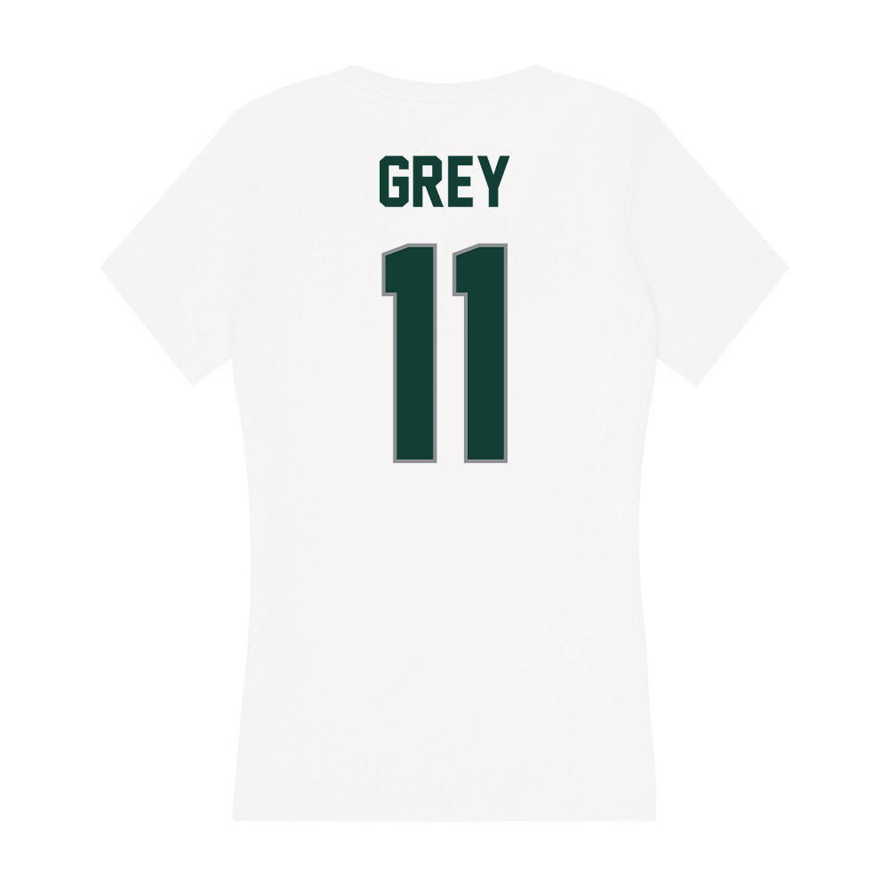 Michigan State - NCAA Softball : Liv Grey - Women's V-Neck T-Shirt-1