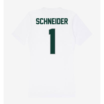 Michigan State - NCAA Women's Volleyball : Lia Schneider - Women's V-Neck T-Shirt-1