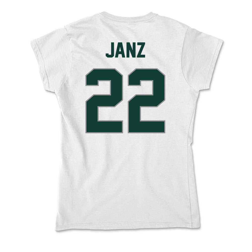 Michigan State - NCAA Women's Soccer : Ella Janz - Soft Style Women’s T-Shirt-1