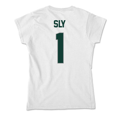 Michigan State - NCAA Men's Soccer : Michael Sly - Soft Style Women’s T-Shirt-1