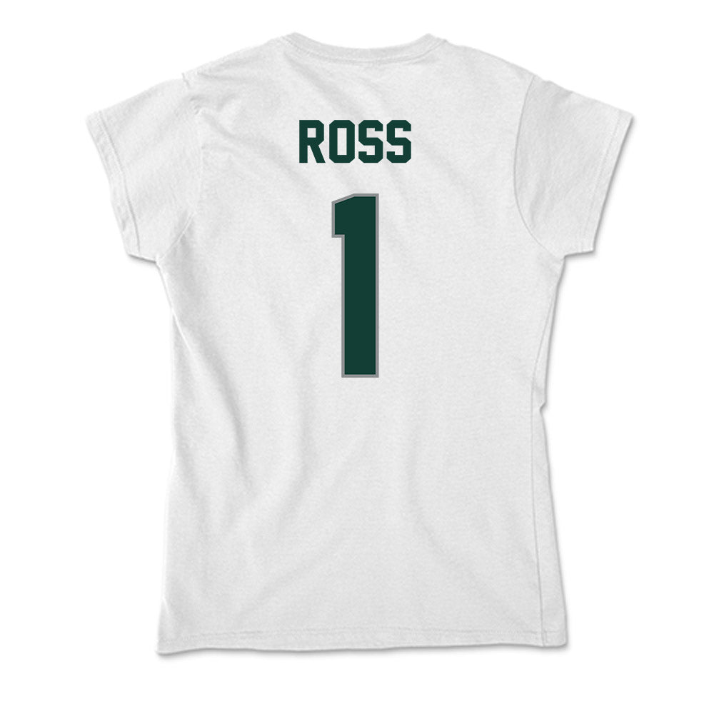 Michigan State - NCAA Softball : Alexis Ross - Soft Style Women’s T-Shirt-1