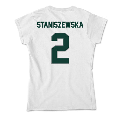 Michigan State - NCAA Women's Volleyball : Karolina Staniszewska - Soft Style Women’s T-Shirt-1