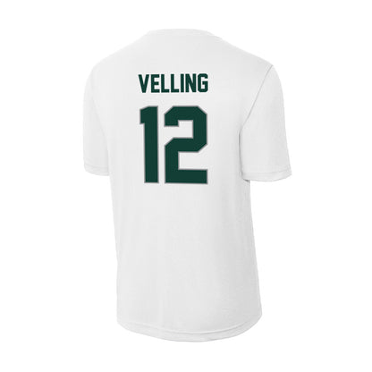 Michigan State - NCAA Football : Jack Velling - Activewear T-Shirt-1